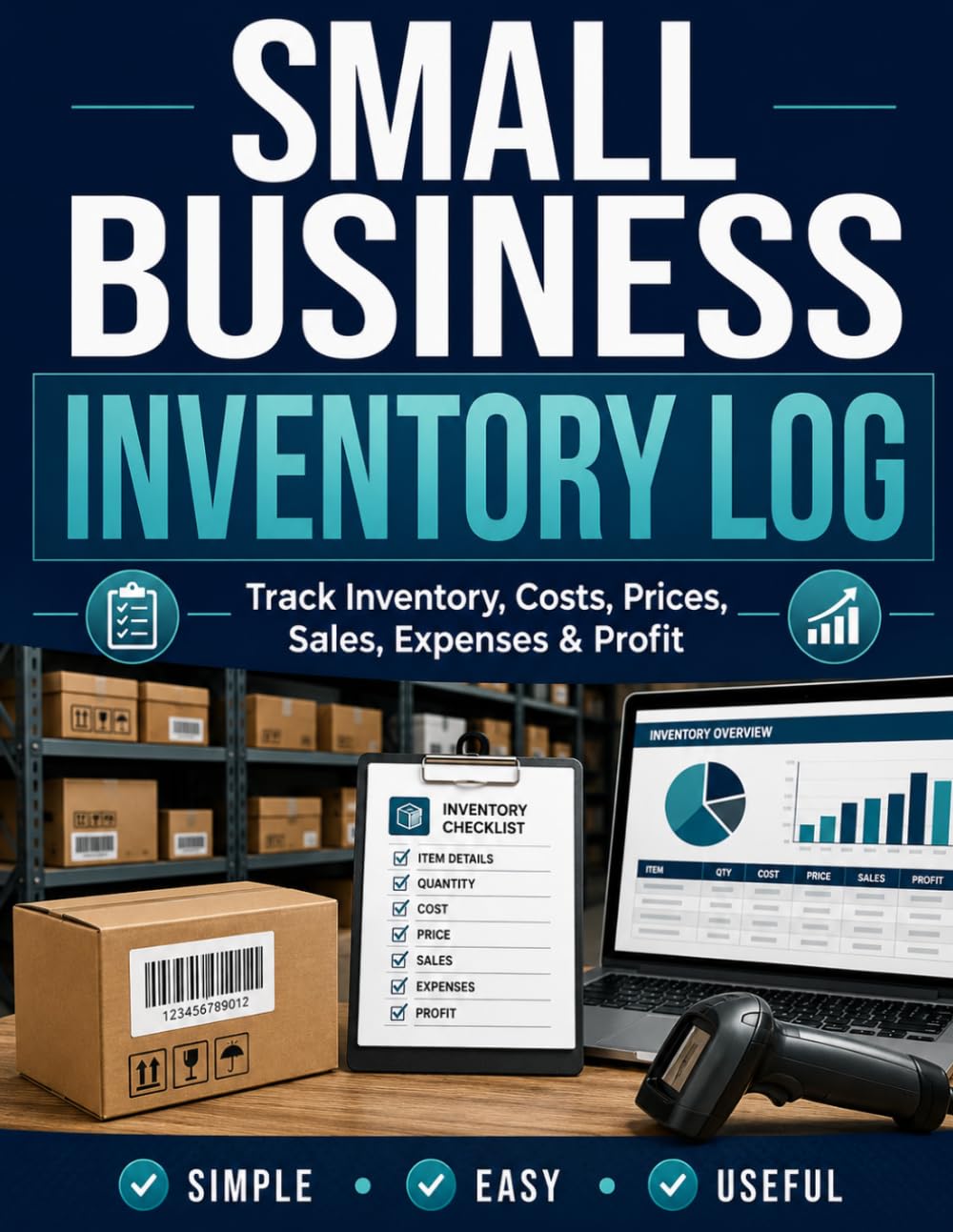 Small Business Inventory Log book cover